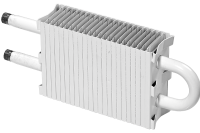 Novotherm Light კედელზე დასამაგრებელი - ბიუჯეტის კონვექტორი ზედა გარსაცმის გარეშე